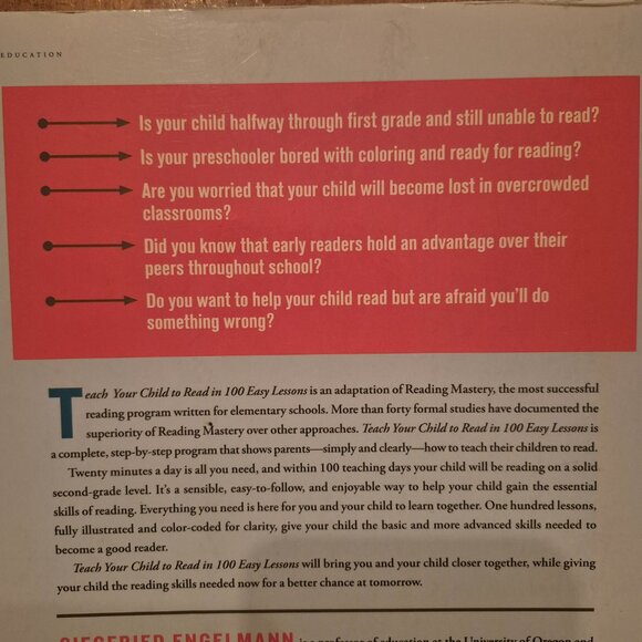 Teach Your Child to Read book - Picture 2 of 5